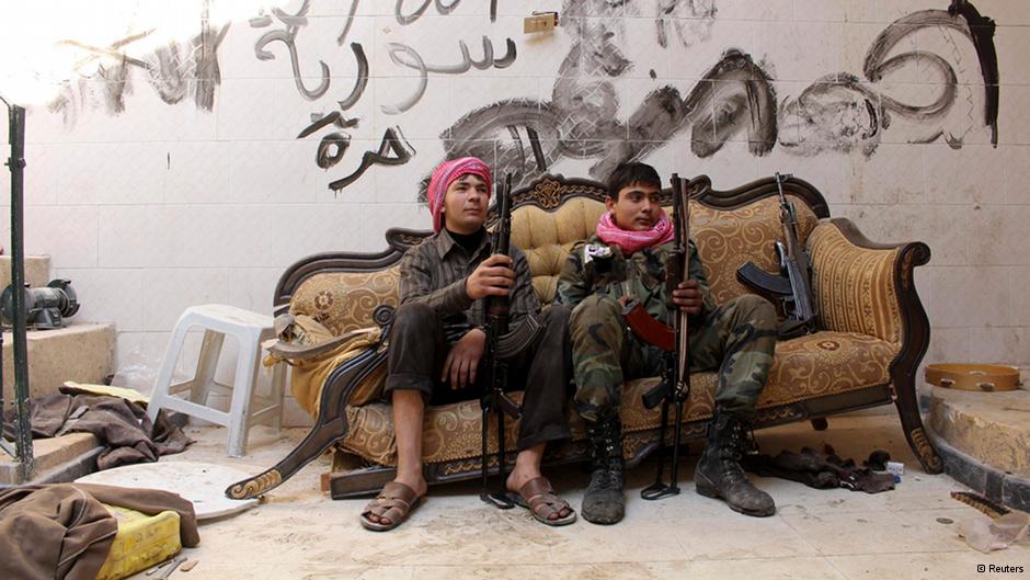 Rebellen der FSA in Homs; Foto: Reuters