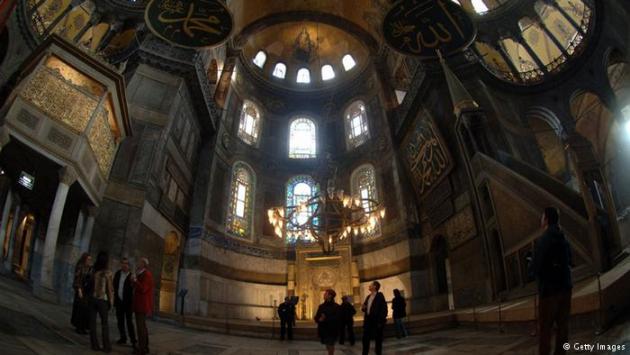 Interior of Hagia Sophia. Photo © Getty Images