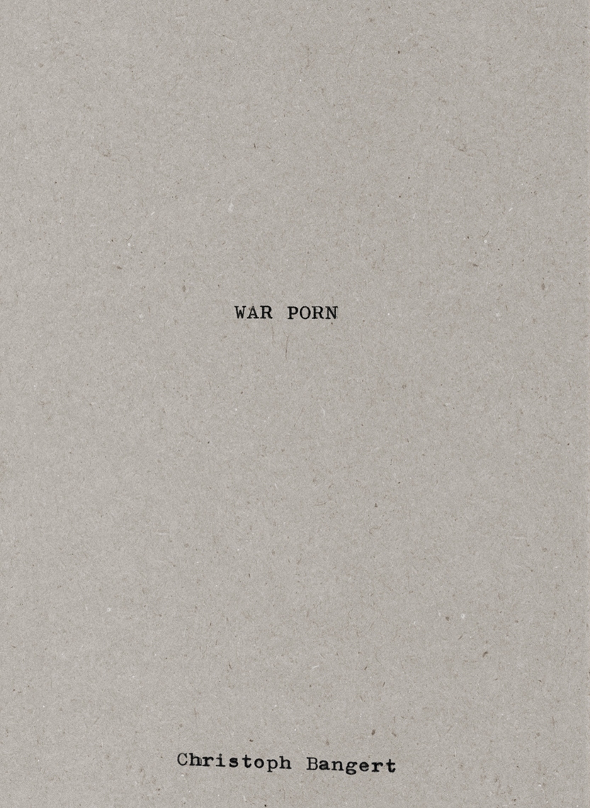 Buchcover "War Porn" von Christoph Bangert