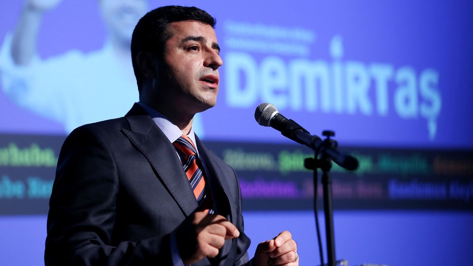 Selahattin Demirtaş  von der "Demokratischen Partei der Völker" (HDP); Foto: dpa