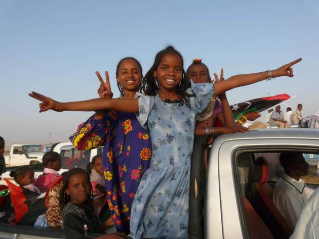 Tebu children, Murzug, southern Libya, April 2013 (photo: Valerie Stocker)
