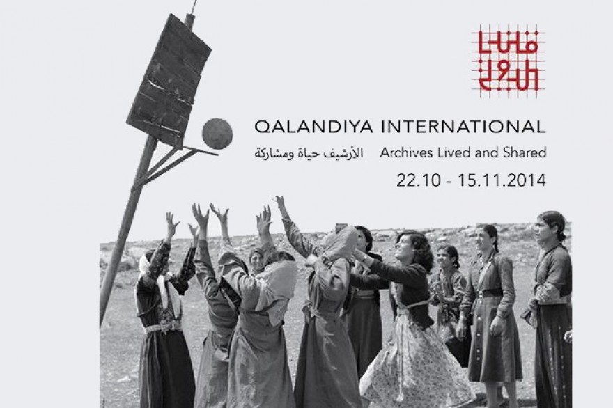 Plakat Qalandiya International vom 22.10.-15.11.2014; Quelle: Qalandiya International