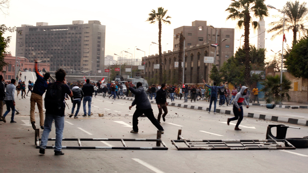 Proteste auf dem Tahir-Platz in Kairo 25.1.2015; Foto: Reuters/Waguih 