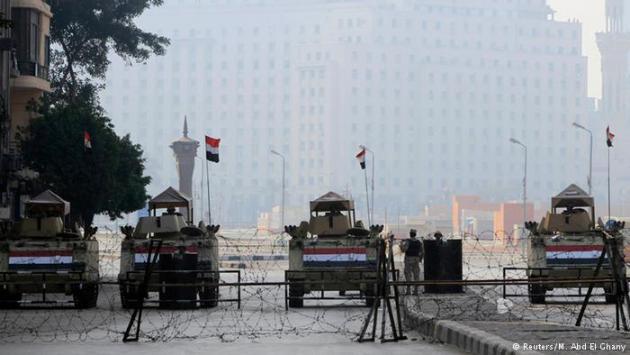 Tahrir Square in Cairo was cordoned off by the army on 25 January 2015 (photo: Reuters/M. Abd El Ghany)