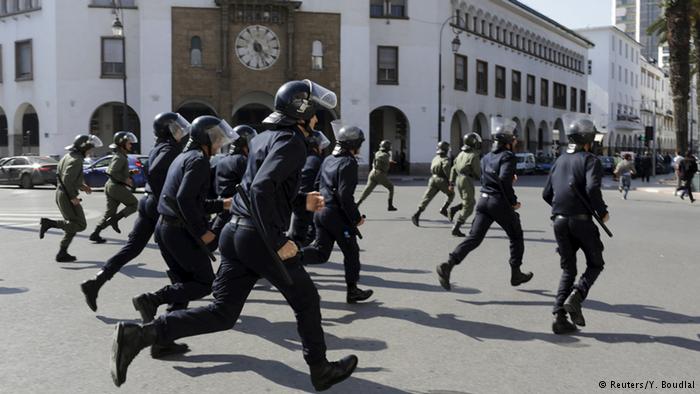 Moroccan police officers (photo: Reuters/Y. Boudlal)