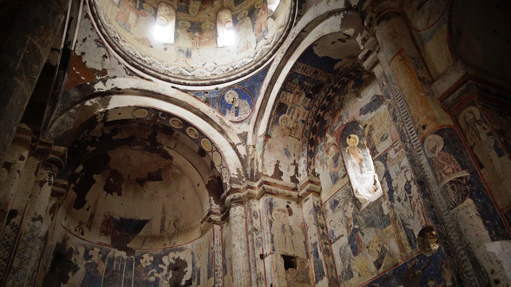 Frescoes in the Church of Saint Gregory (photo: DW/F. Warwick)