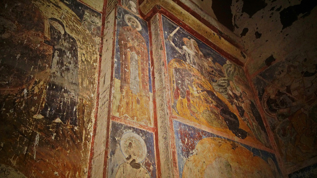 Frescoes in the Church of Saint Gregory (photo: DW/F. Warwick)