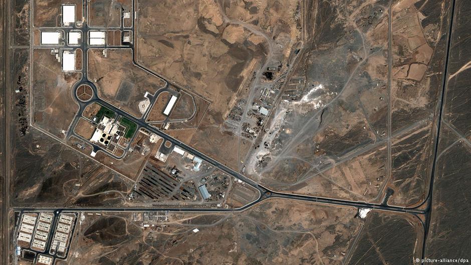 Luftaufnahme der Nuklearanlagen bei Natan. Foto: picture-alliance/ dpa