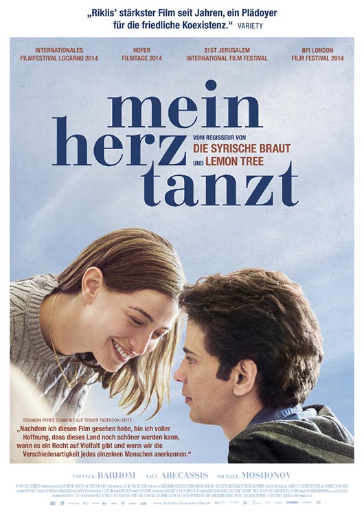 Kinoplakat "Mein Herz tanzt" von Eran Riklis 