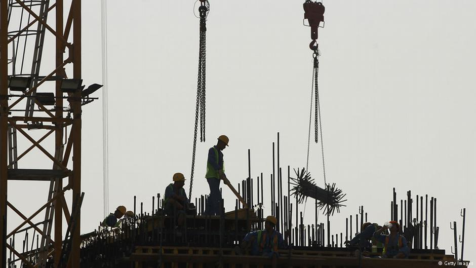 WM-Baustelle in Doha. Foto: Getty Images