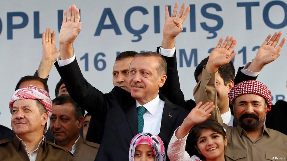 Barzani und Erdogan im Jahr 2013. Foto: Reuters
