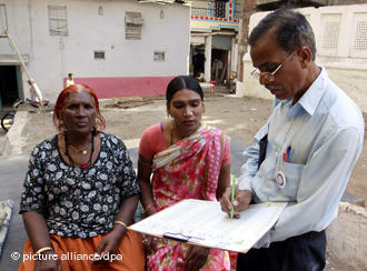 Indien Volkszählung 2011; Foto: dpa/picture-alliance