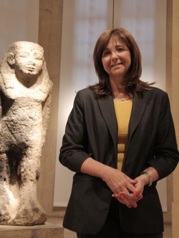 Anne-Marie Afeiche, director of the National Museum in Beirut (photo: Juliane Metzker)