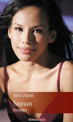Buchcover "Saman" der indonesischen Autorin Ayu Utami im Verlag Horlemann