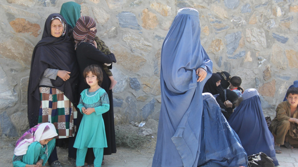 Afghanische Flüchtlinge in Kabul; Foto: DW/H. Sirat