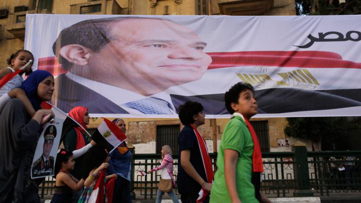 Abdul Fattah al-Sisi election poster during the 2014 presidential elections (photo: Reuters)