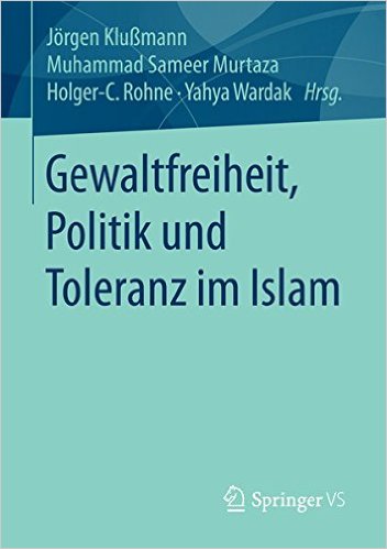 Buchcover "Gewaltfreiheit, Politik und Toleranz im Islam", Verlag Springer VS