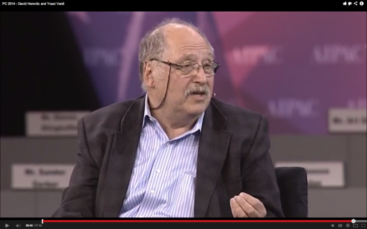 Yossi Vardi (source: AIPAC video screenshot)