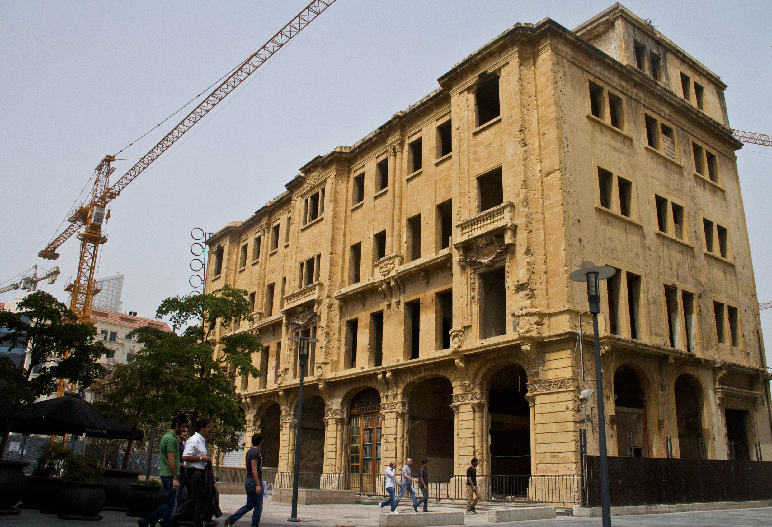 The last remaining building of the Beirut souks (photo: Changiz Varzi)