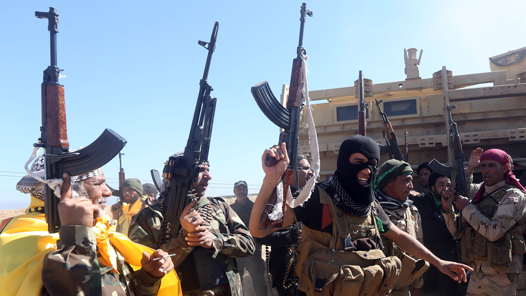 Schiitische Milizen im Irak; Foto: AFP/Getty Images/A. Al-Rubaye