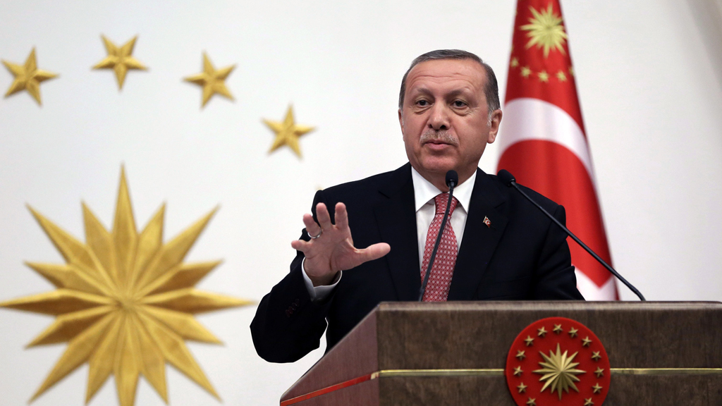 Der türkische Präsident Rexcep Tayyip Erdoğan; Foto: picture alliance/AP/M. Cetinmuhurdar