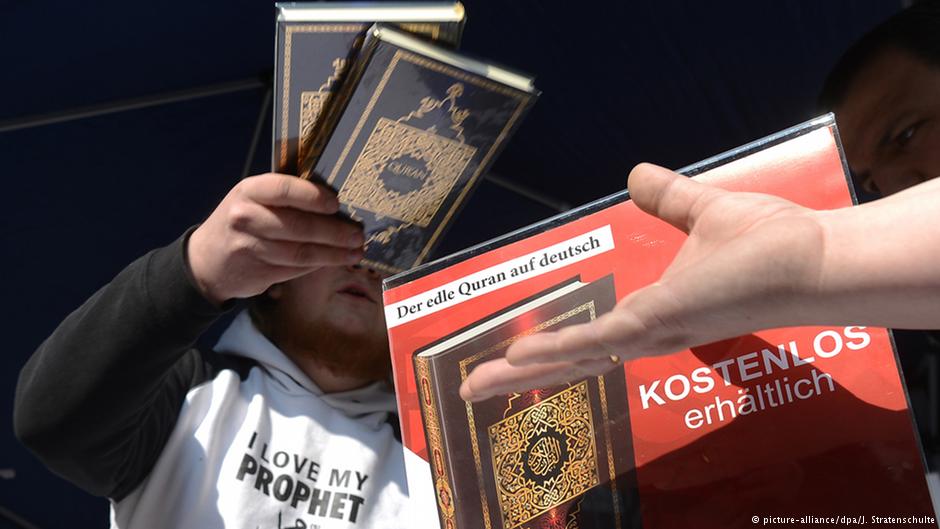 Salafists hand out free copies of the Koran in Germany