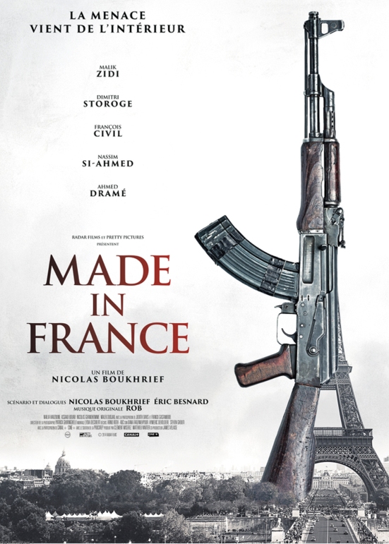 Poster of the film  "Made in France"; source: Pretty Pictures/Radar Films