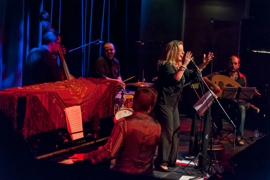 Reem Kelani performs live at the Tabernacle (photo: Christopher Scholey)