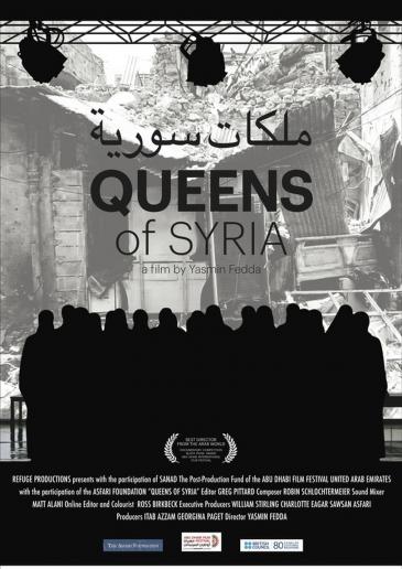 Film poster for ″Queens of Syria″, directed by Yasmin Fedda