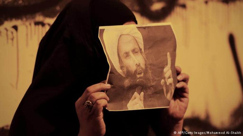 Protesting the Saudi conviction of Shia Sheikh Nimr al-Nimr in Bahrain, 15.10.2014