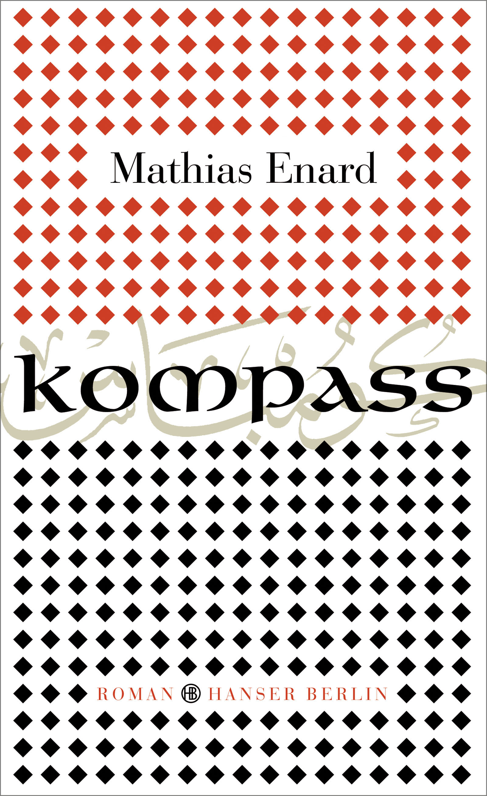 Buchcover Mathias Énard: "Kompass" im Hanser-Verlag Berlin