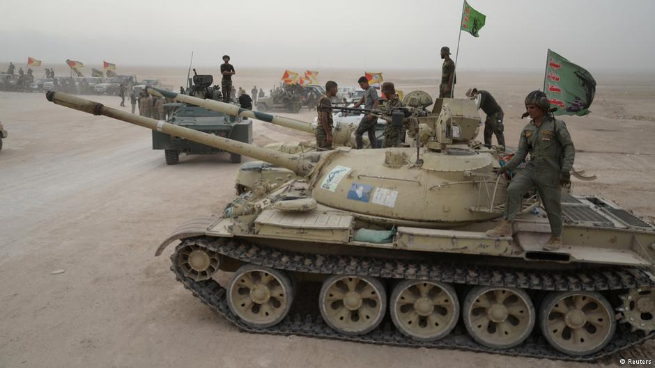 Schiitische Batallione auf dem Weg nach Mossul; Foto: Reuters