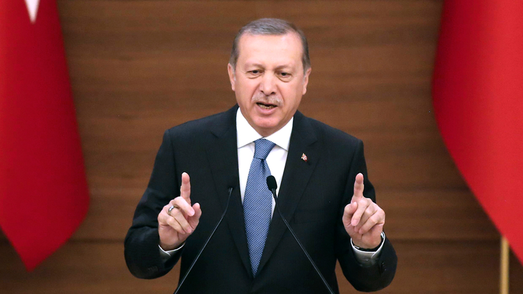 Der türkische Präsident Recep Tayyip Erdoğan; Foto: Getty Images/AFP/A. Altan
