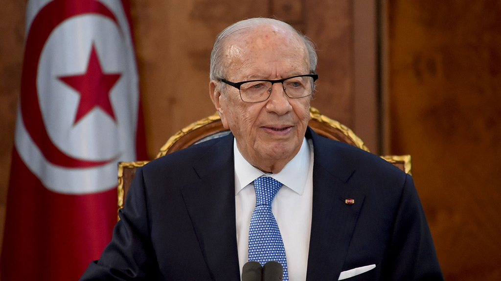 Tunesiens Präsident Beji Caid Essebsi; Foto: Getty Images/AFP/F. Belaid