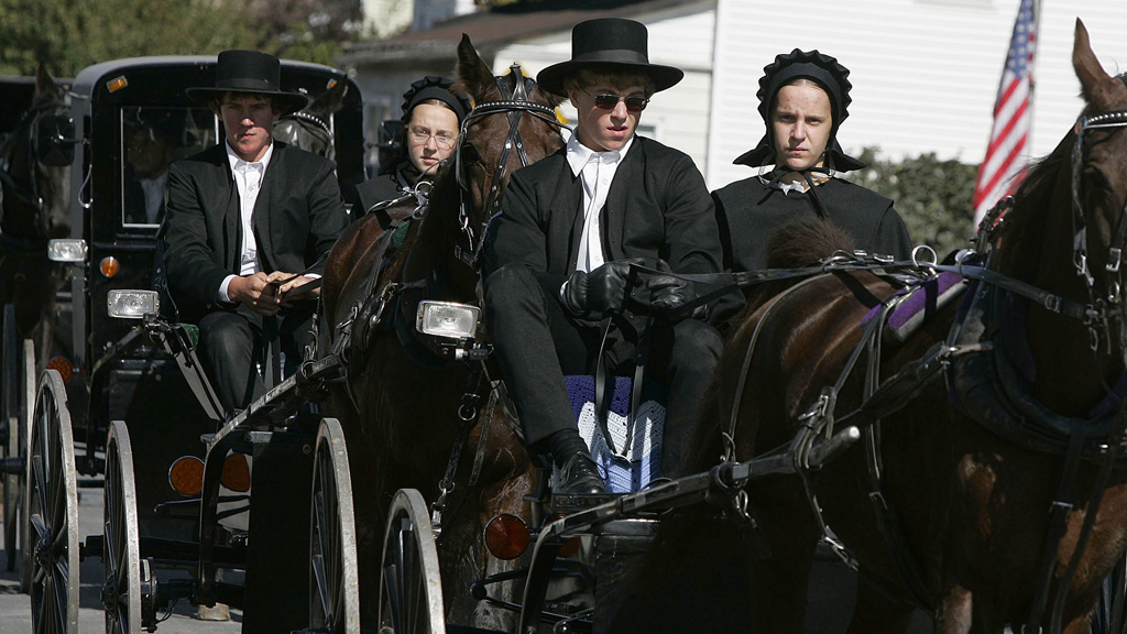 Mitglieder der Old Order Amish in Bart Township, Pennsylvania; Foto: Getty Images
