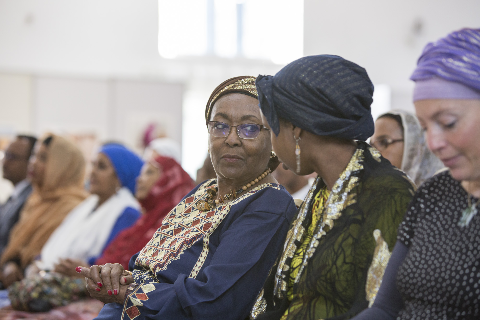 Edna Adan in the audience at the Hargeisa Book Fair, Somaliland (photo: Kate Stanworth)