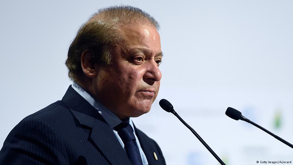 Pakistans Ministerpräsident Nawaz Sharif; Foto: Getty Images/A. Jocard