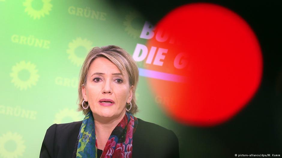 Grünen-Parteichefin Simone Peter; Foto: picture-alliance/dpa