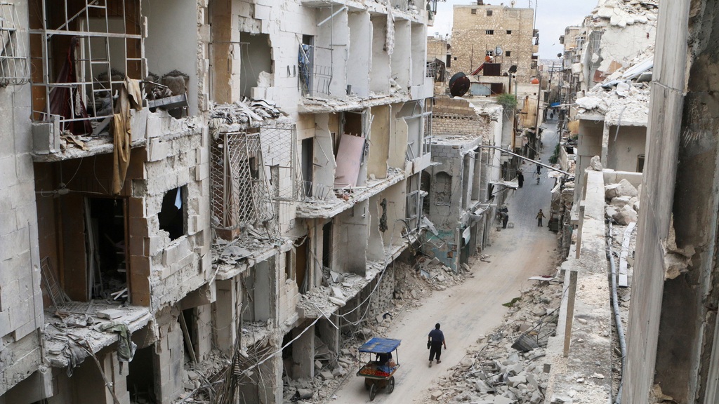 Zerstörungen in der Altstadt von Aleppo; Foto: Reuters/A. Ismail