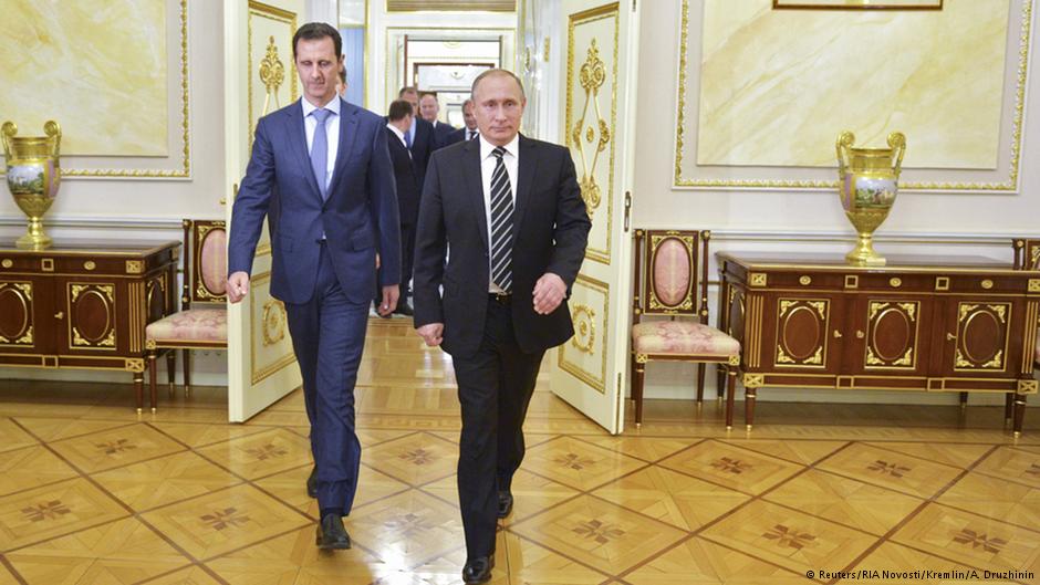 Syriens Präsident Baschar al-Assad (l.) und Russlands Präsident Wladimir Putin bei einem Treffen im Oktober 2015; Foto: Reuters