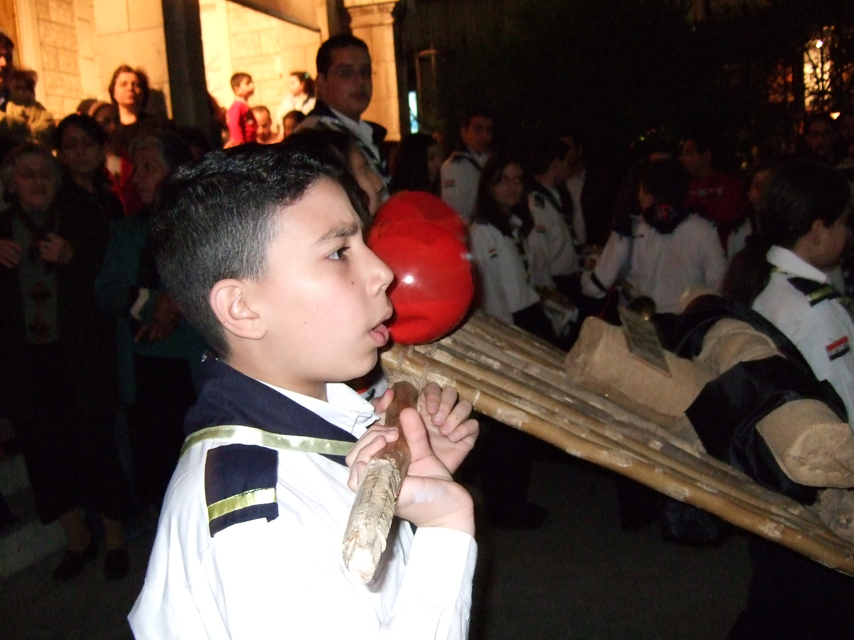 Feierlichkeiten an Karfreitag in einer Kirche bei Damaskus; Foto: Mende