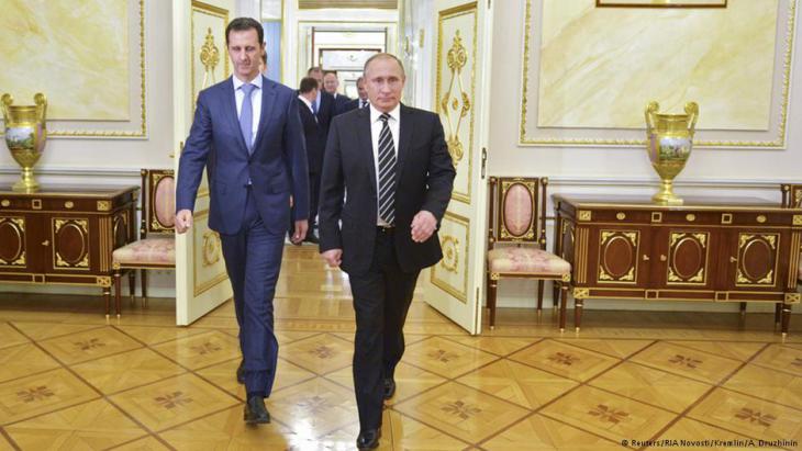 Syrian President Bashar al-Assad (left) and Russian President Vladimir Putin, October 2015 (photo: Reuters)