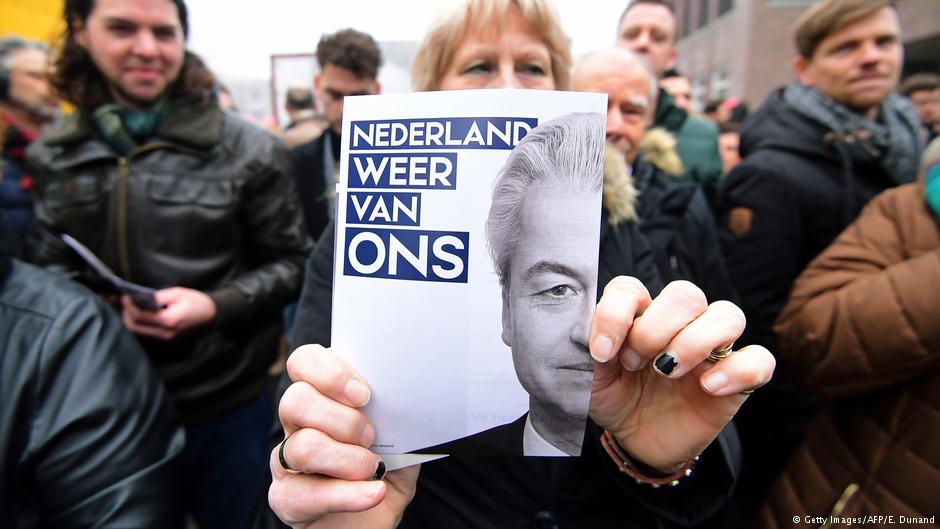 Anhänger Wilders im holländischen Spijkenisse; Foto: AFP/Getty Images