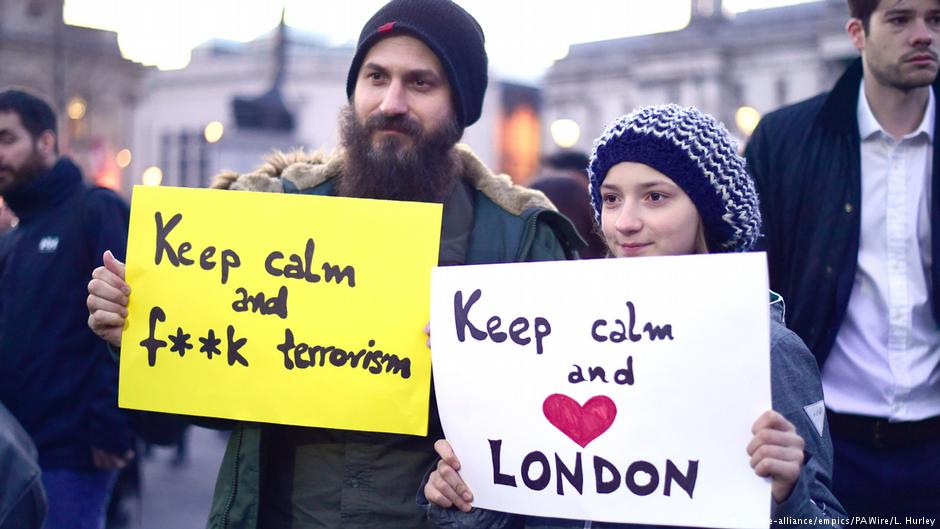 Gedenkveranstaltung am Trafalgar Square in London; Foto: L. Hurley/picture-alliance 