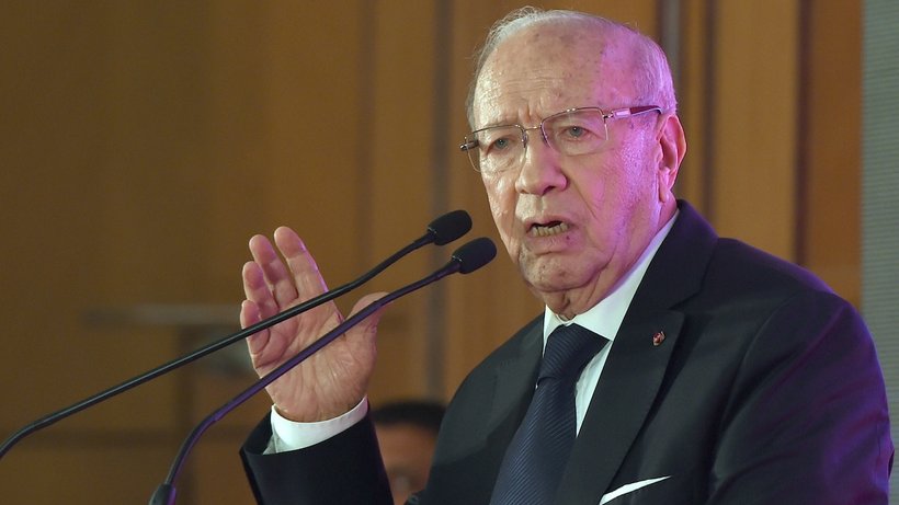 Tunesiens Präsident Beji Caid Essebsi; Foto: Fethi Belaid/AFP/Getty Images 