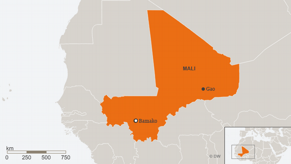 Infografik Karte Malis; Quelle: DW