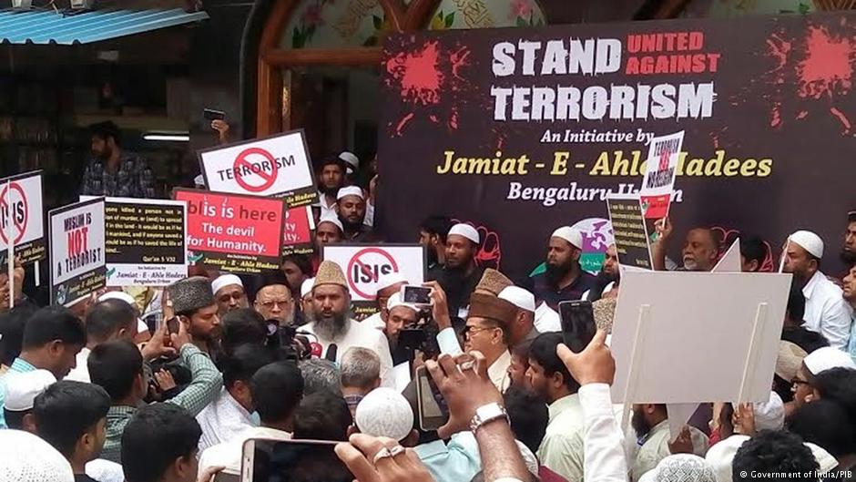 Muslime während einer Anti-IS-Informationsveranstaltung in Neu Delhi; Foto: Government of India/PIB
