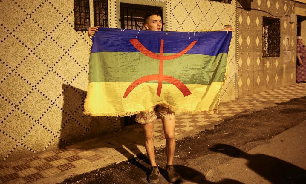 Anhänger der marokkanischen Berberbewegung demonstriert in Rabat; Foto: privat