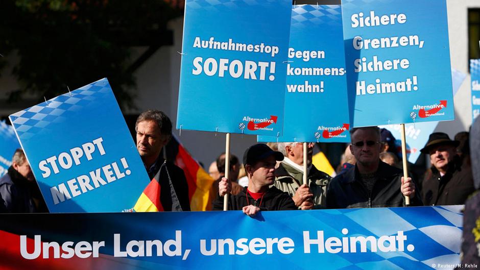 AfD-Anhänger in Bayern; Foto: Reuters