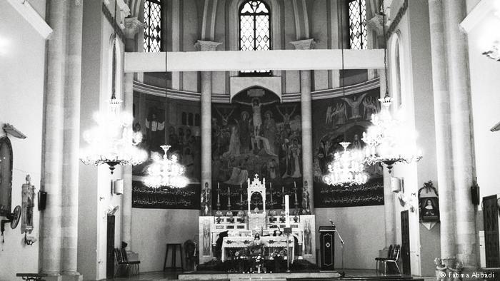 Interior of St. George's Church, Al-Salt (photo: Fatima Abbadi)